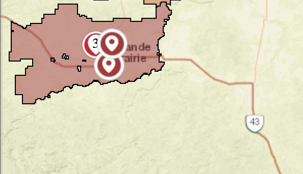 Wildfire Ban map as of June 16th, 2025 (Map from firebans.ca)